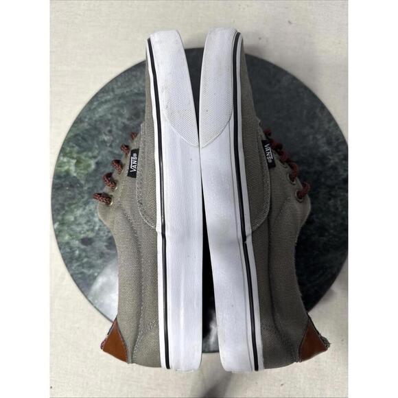 Vans Sneakers Aztec Print Men’s Size 8.5 Laceup Charcoal Canvas Shoes - Picture 5 of 9